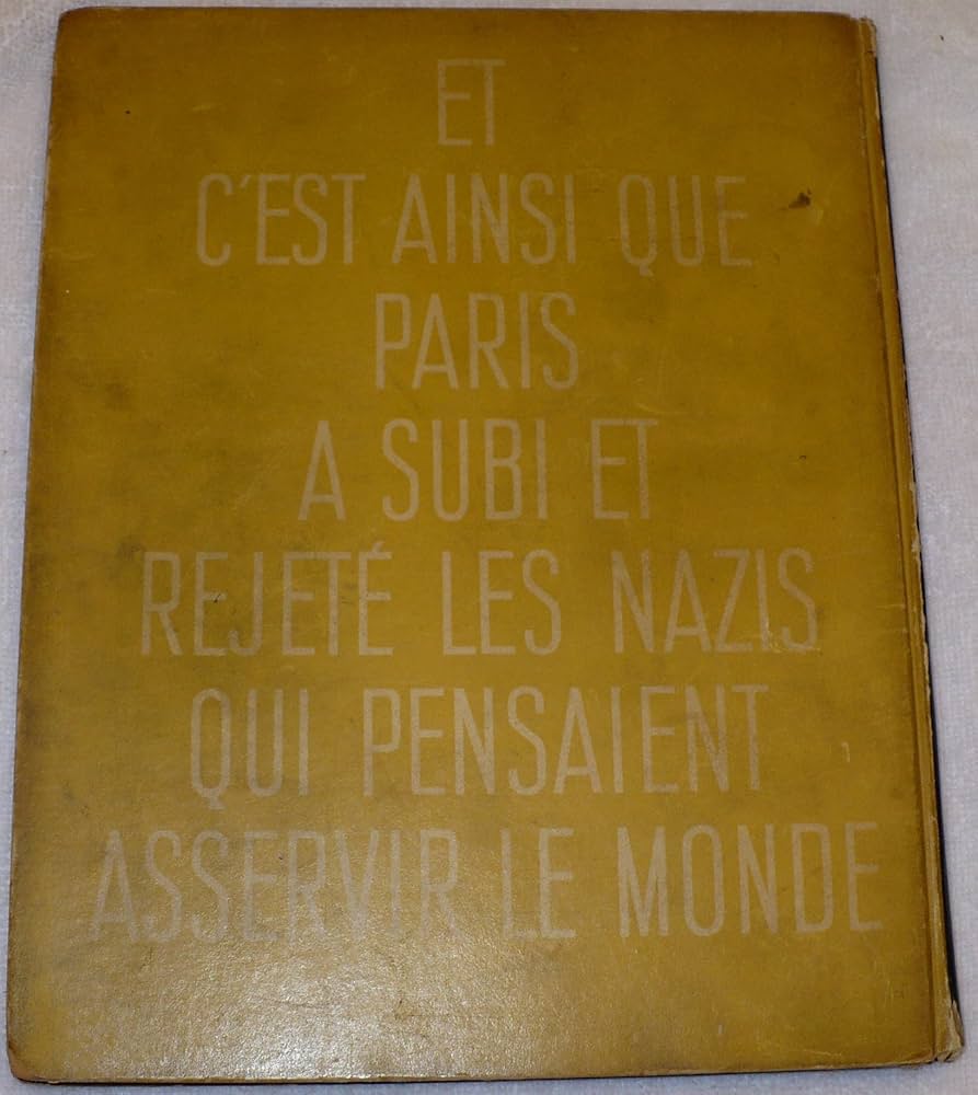 Amazon.com: A Paris Sous La Botte Des Nazis: Jean Eparvier: Books