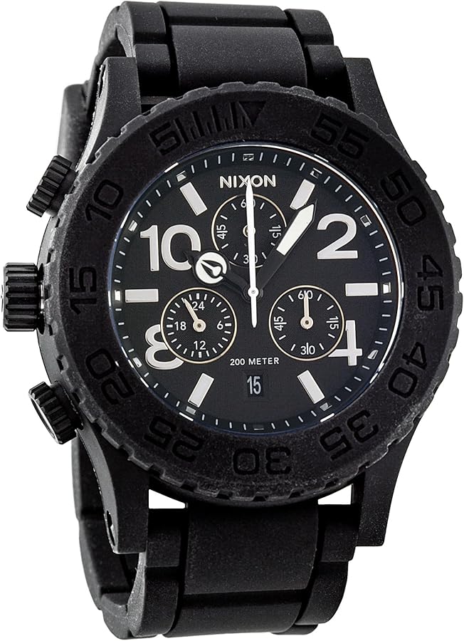 Amazon.co.jp: Nixon Rubber 42-20 クロノグラフ腕時計 - 男女兼用