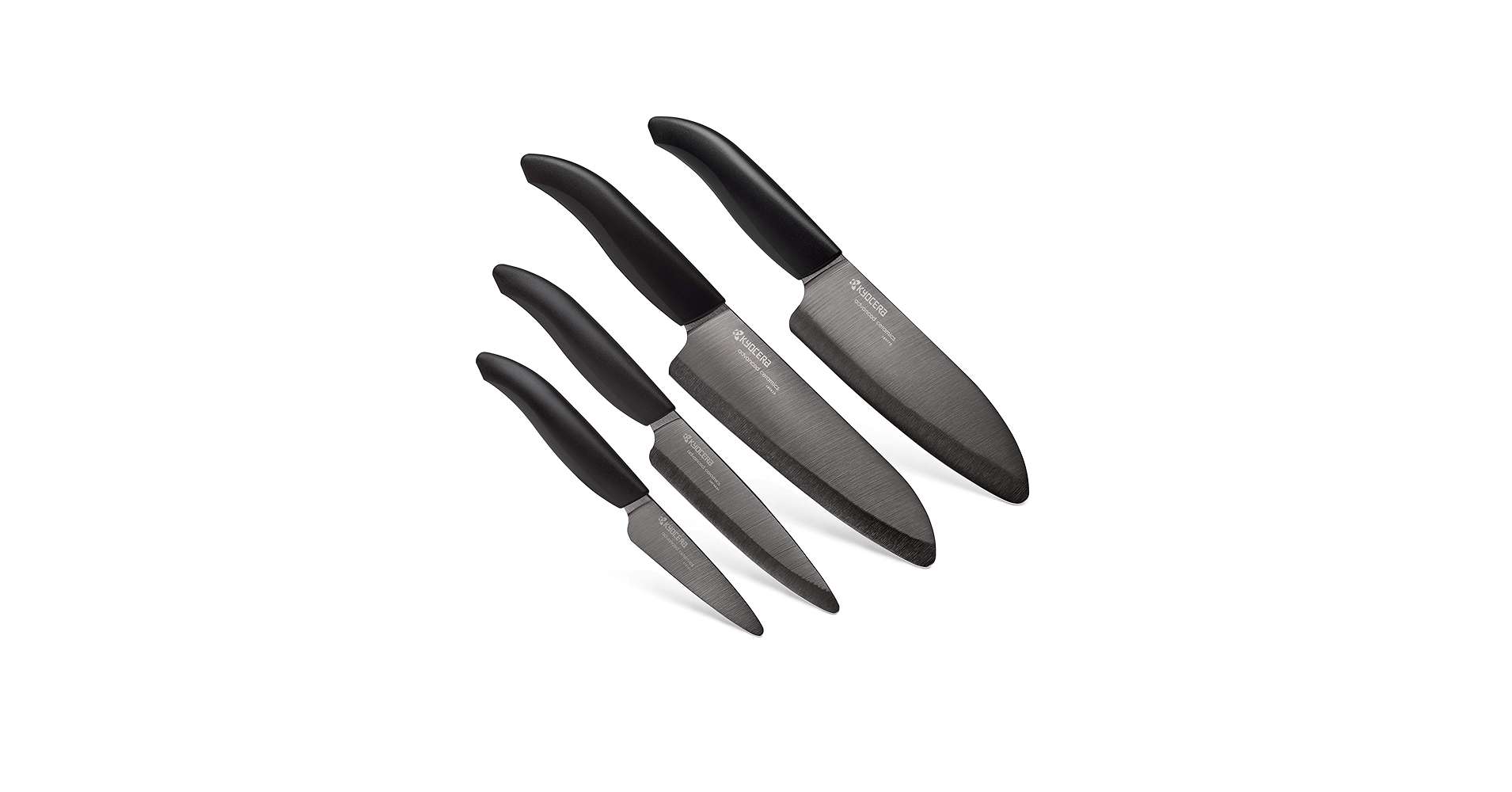 Amazon.com: Kyocera's Revolution 4-Piece Ceramic Knife Set: Chef