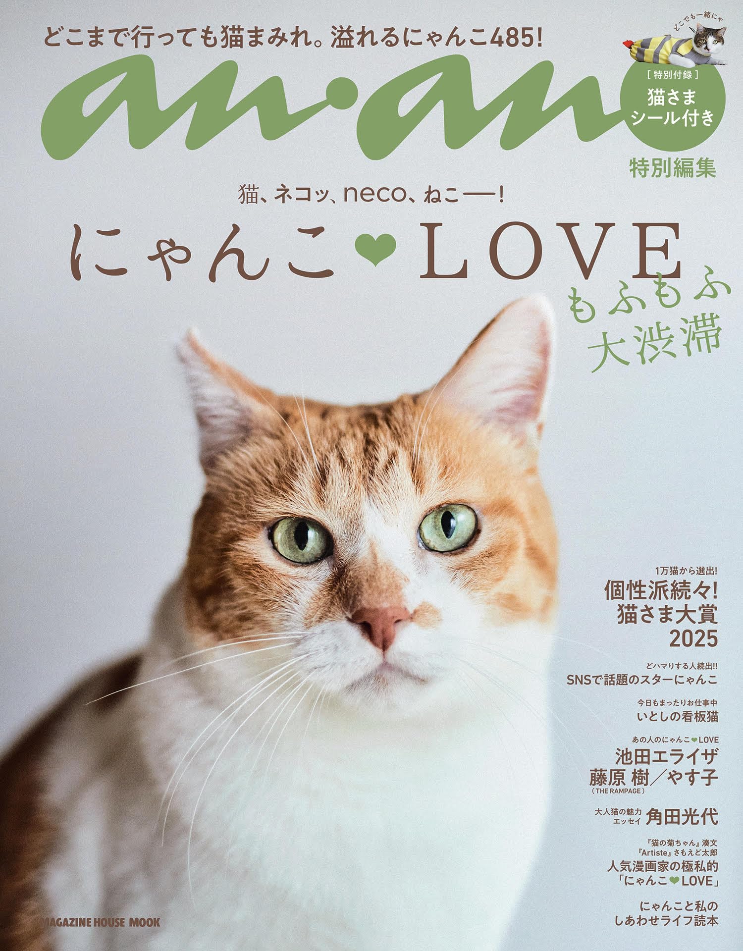 Amazon.co.jp: anan特別編集 にゃんこLOVE もふもふ大渋滞
