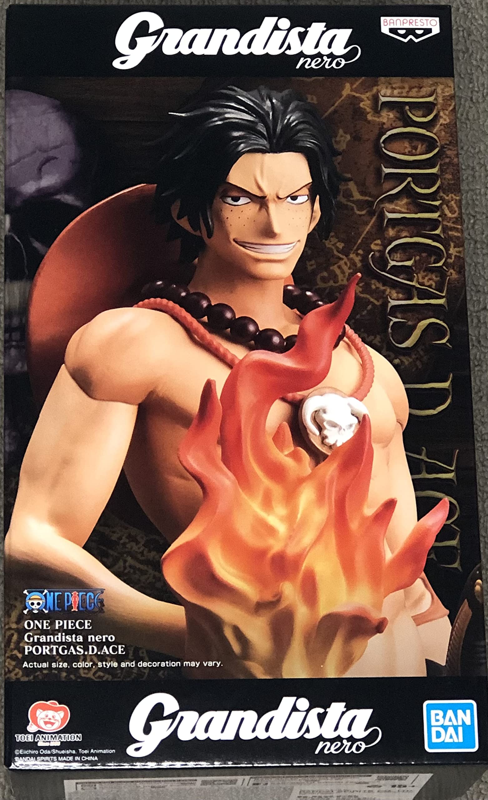 Amazon.com: BanPresto - One Piece Portgas.D.Ace Grandista Nero