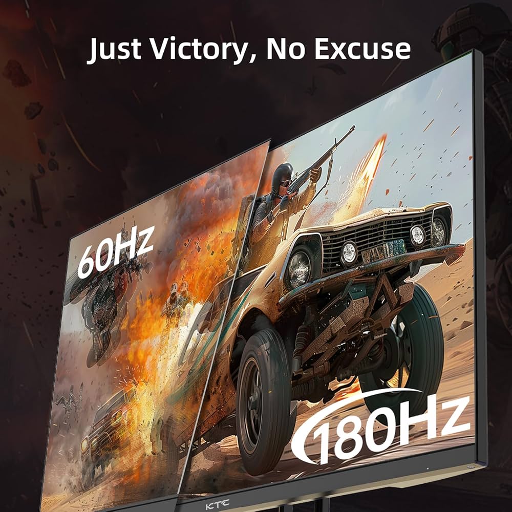 Amazon.co.jp: KTC 27” Gaming Monitor 180Hz QHD(2560× 1440p), 1MS