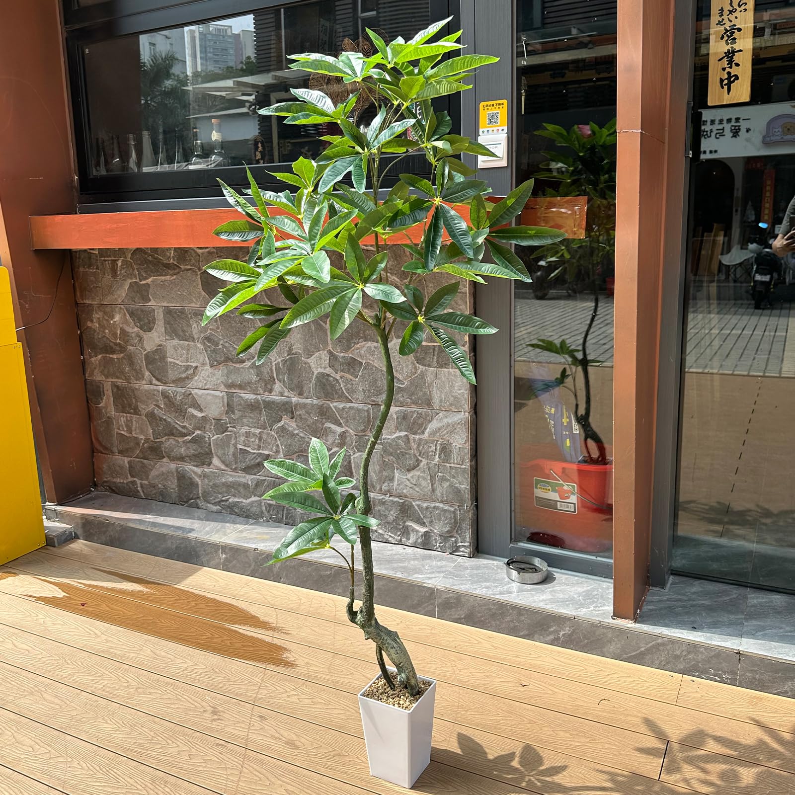 Amazon｜Yuwinron 人工観葉植物 フェイクグリーン 観葉樹 造花 光触媒