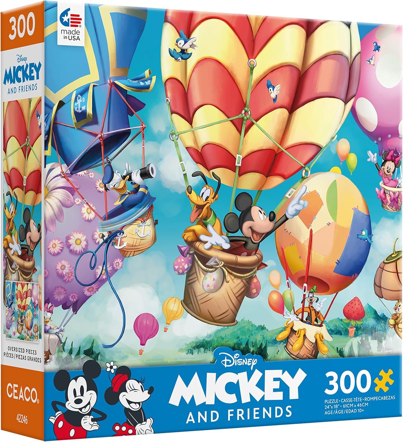 Amazon.com: Ceaco - Disney - Mickey's Air Balloon - 300 Oversized