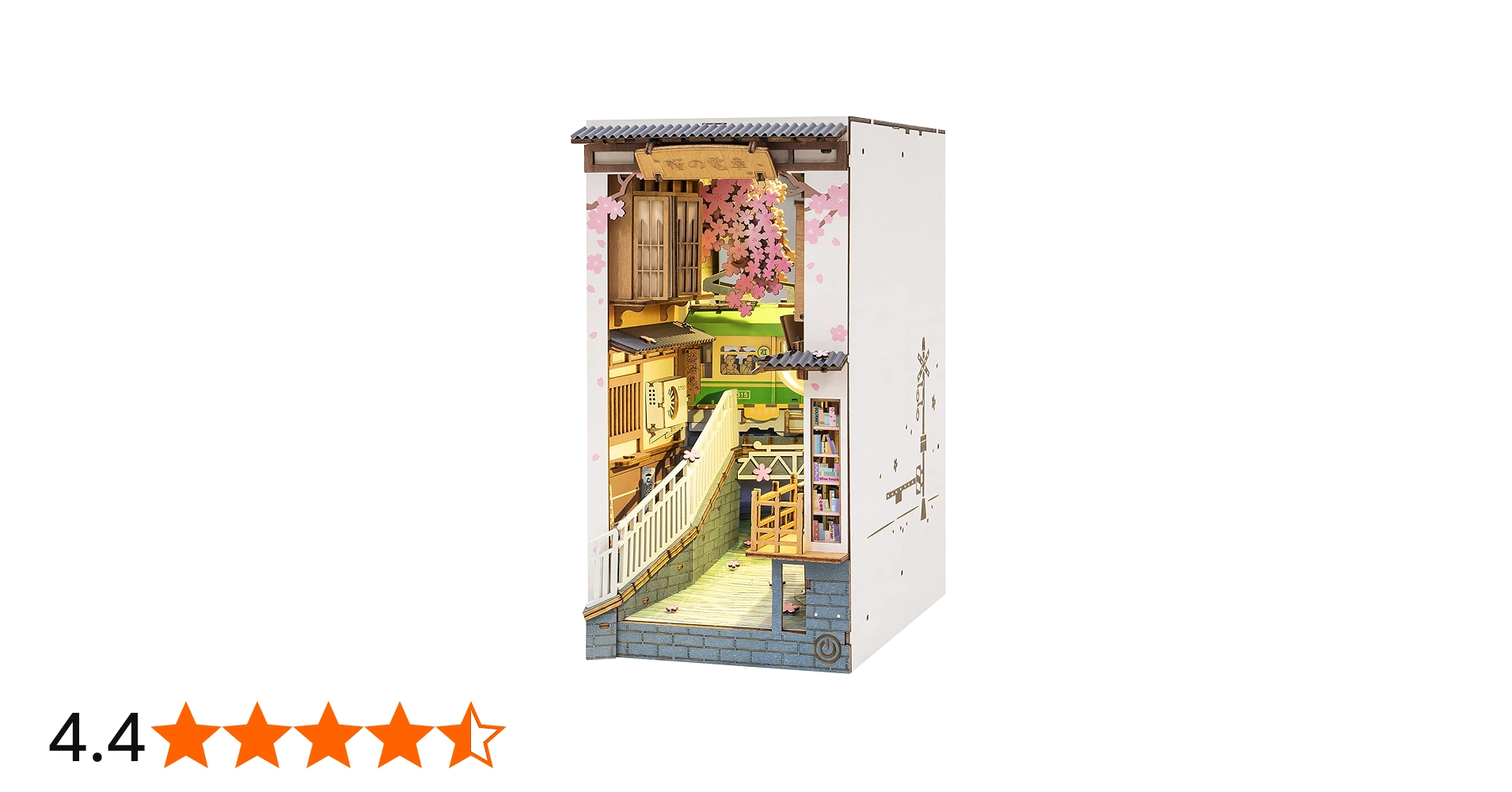 Amazon.co.jp: ROBOTIME Book Nook Kit, 3D Puzzle to Build 