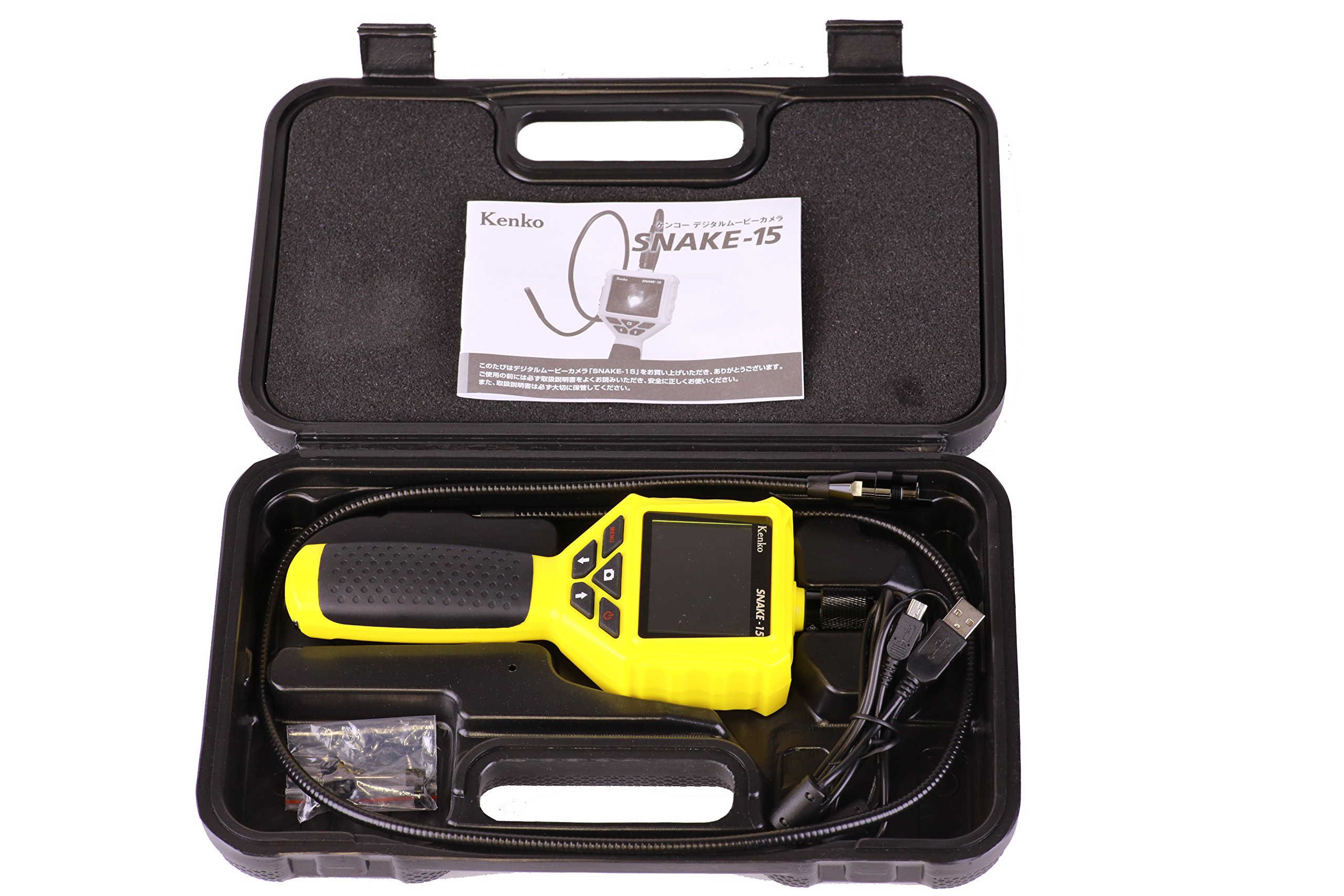 Amazon | Kenko デジタルスネイクカメラ SNAKE-15 LEDライト付き 防水