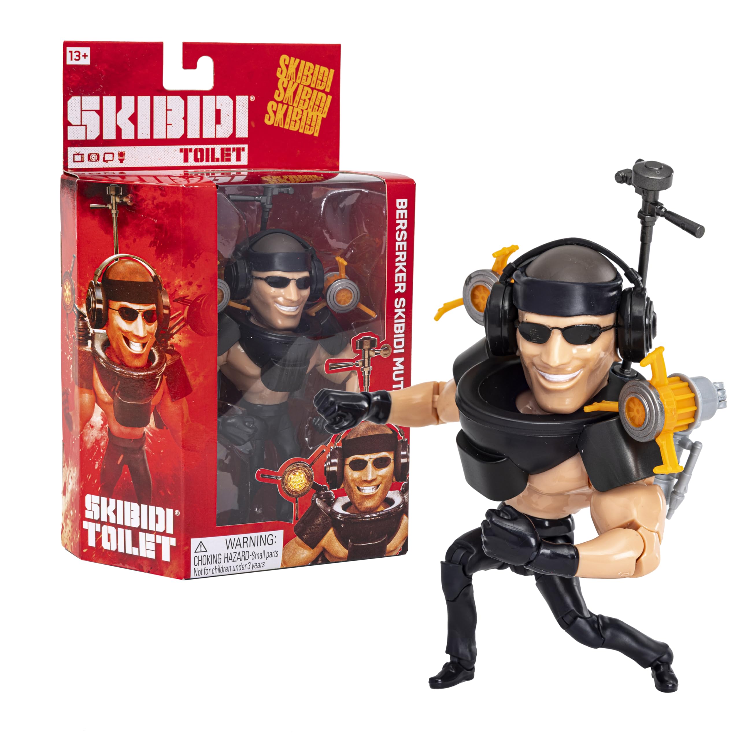 Amazon.com: Skibidi Toilet Deluxe Figure - Series 2, 6