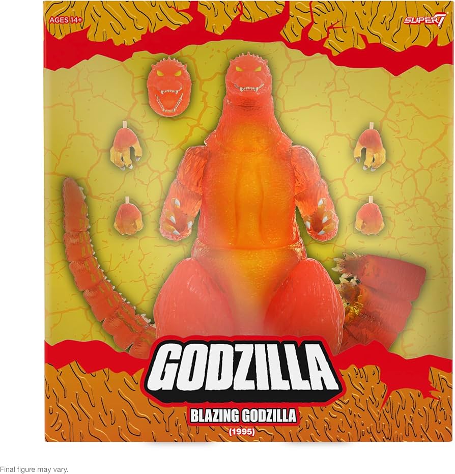 Amazon.com: Super7 ULTIMATES! Toho Blazing Godzilla (1200º Clear