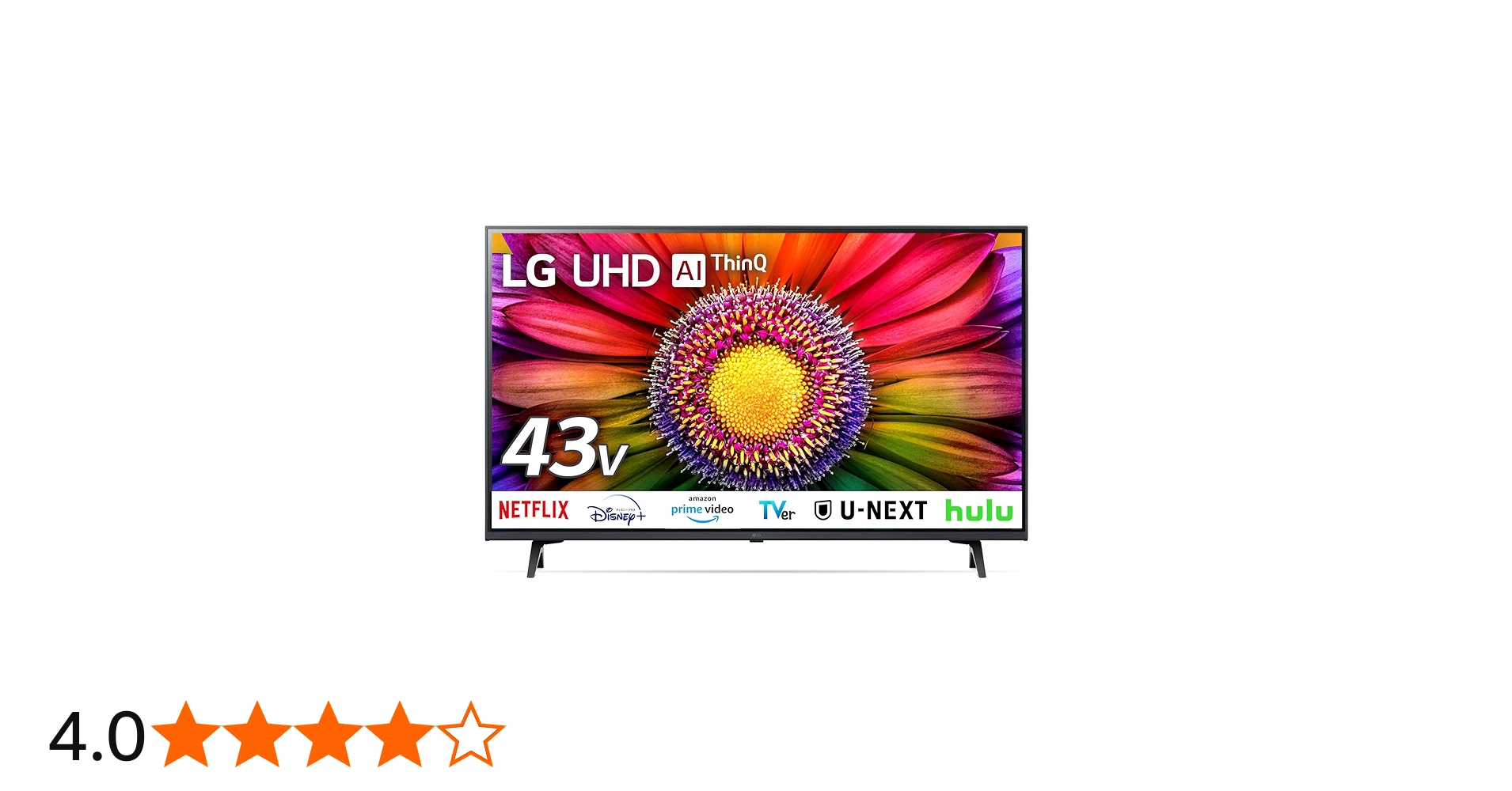 Amazon | LG 液晶テレビ 43UR8000PJB 43V型 4K対応 BS・CS 4K