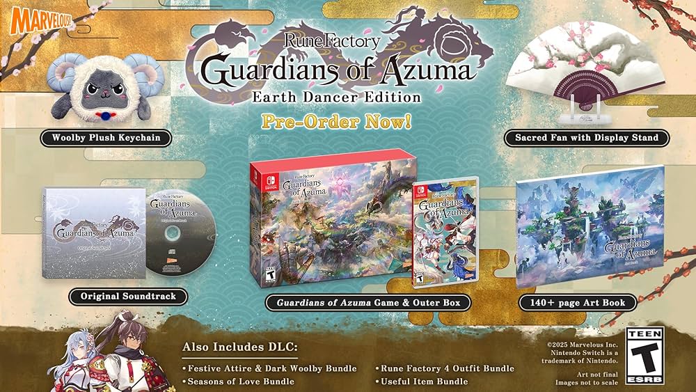 Rune Factory: Guardians of Azuma Earth Dancer Limited Edition