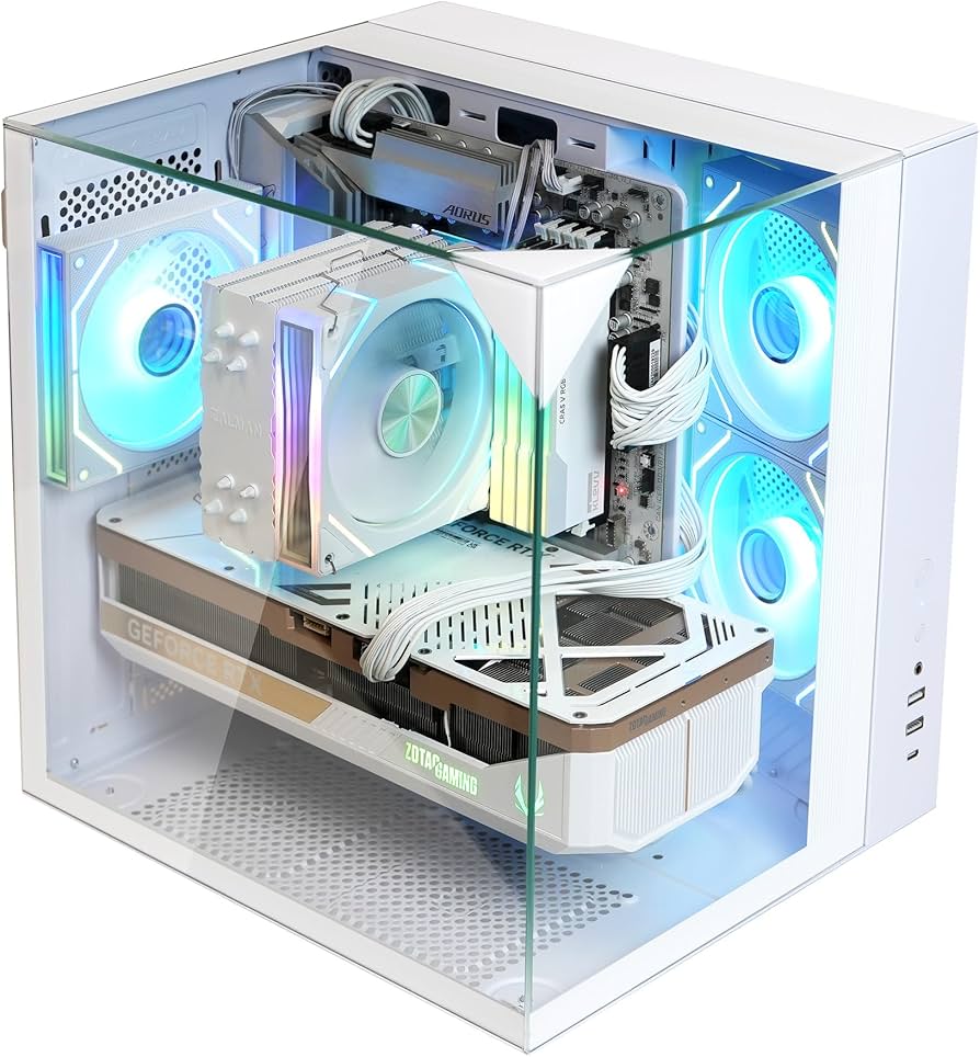 Amazon.com: Zalman ZQBE ATX Mid Tower PC Case, 3 x PWM ARGB Fans
