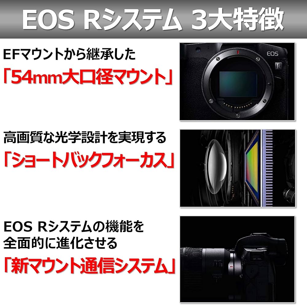 Amazon | 【整備済み品】 Canon ミラーレス一眼カメラ EOS R ボディー