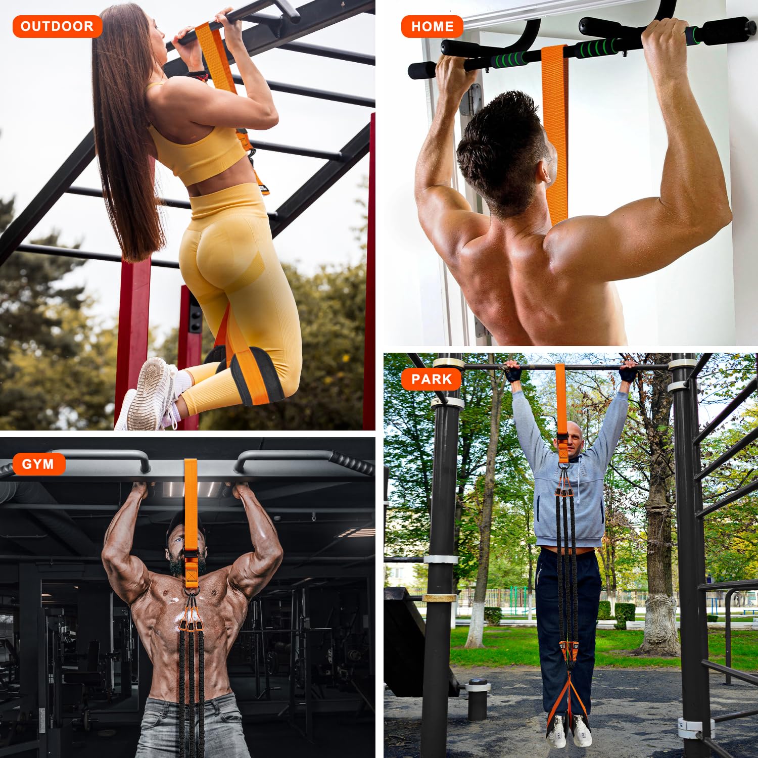Amazon | HPYGN 懸垂アシストバンド 懸垂アシスト用高耐久レジスタンス