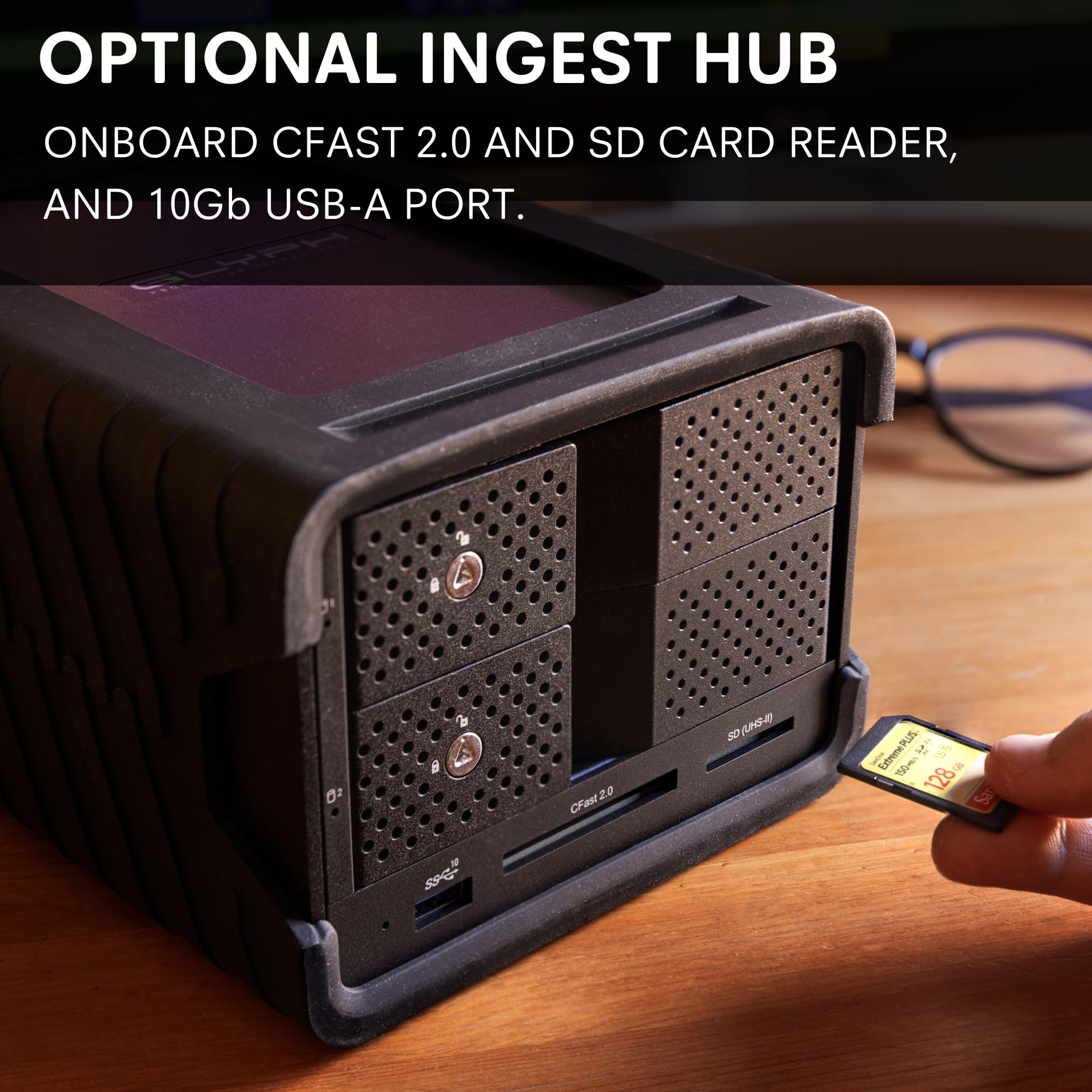 Amazon.com: Glyph Blackbox PRO RAID USB‑C Desktop Drive 16 TB