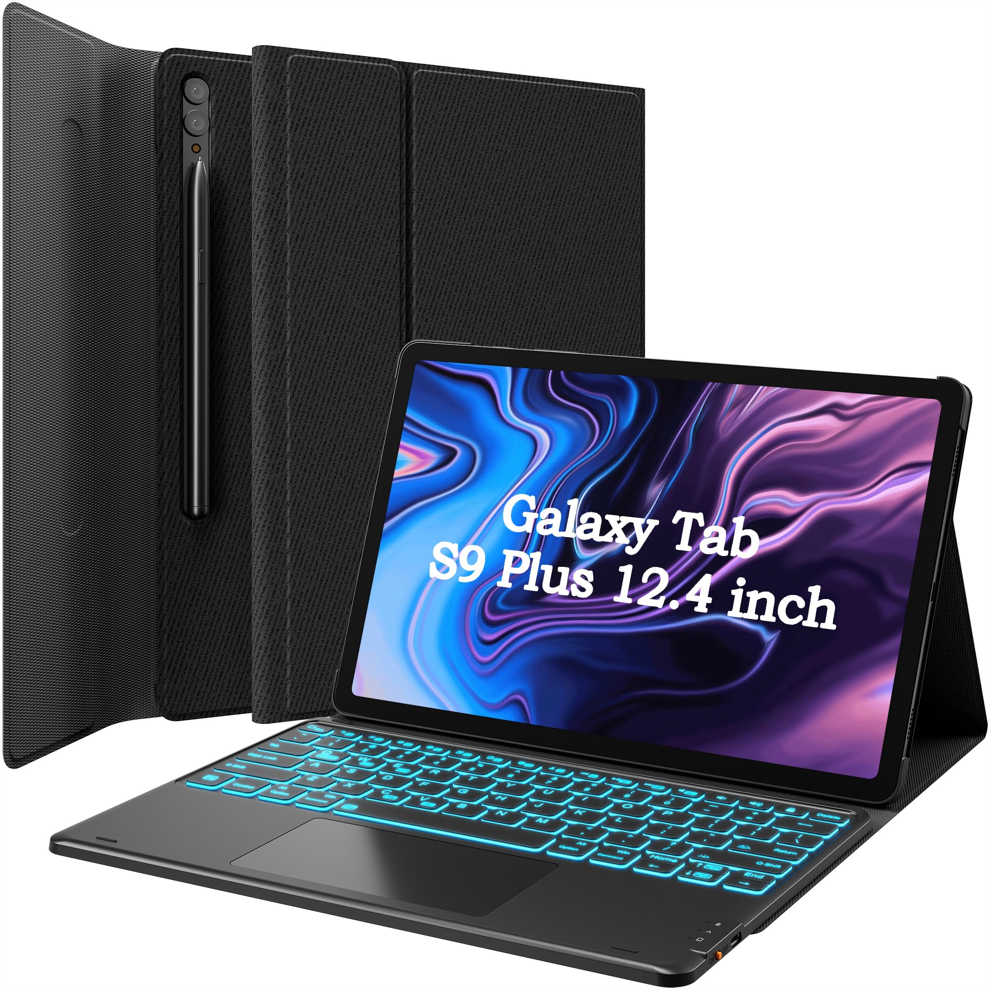 Amazon.com: GreenLaw Samsung Galaxy Tab S9 Plus Keyboard case, 7