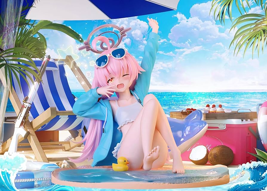 Amazon.co.jp: 小鳥遊ホシノ たかなしほしの フィギュア 水着Ver. 1/4