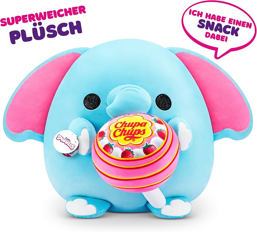 Amazon.com: ZURU Snackles (Chupa Chup Elephant Super Sized 14 inch