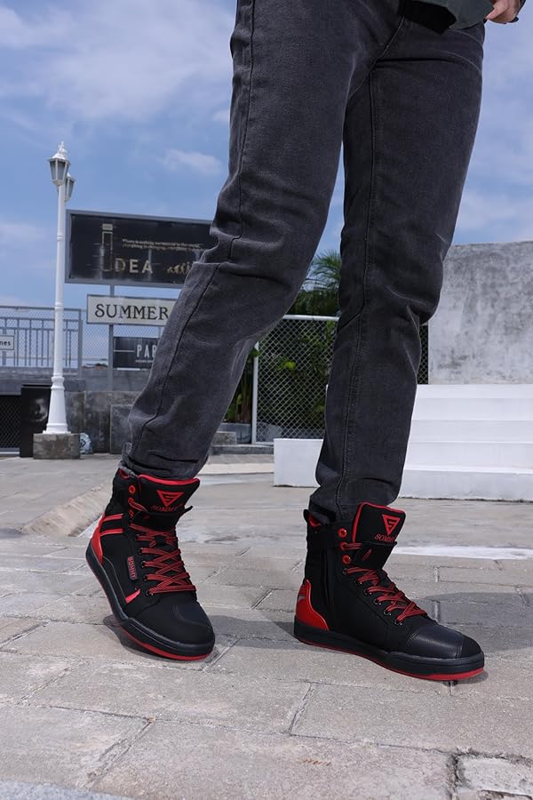 Amazon.co.jp: [VVINMO] バイクブーツ オートバイ靴 ライディング