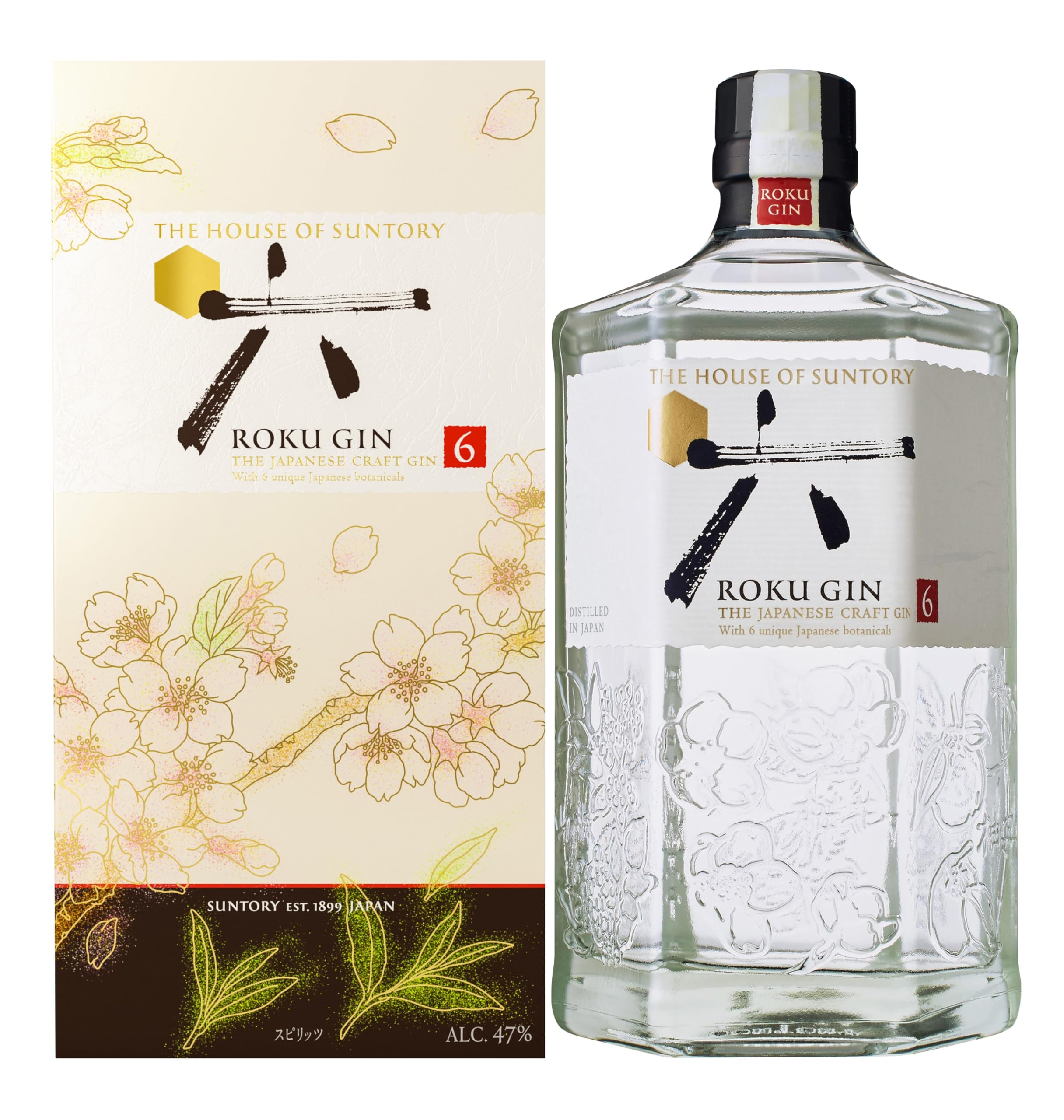 Amazon.co.jp: ROKU〈六〉 サントリージャパニーズクラフトジン 700ml