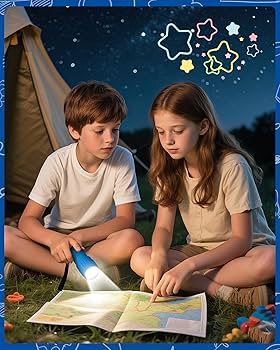 EverBrite 9-LED Flashlight 6-Pack Impact Handheld Torch Assorted