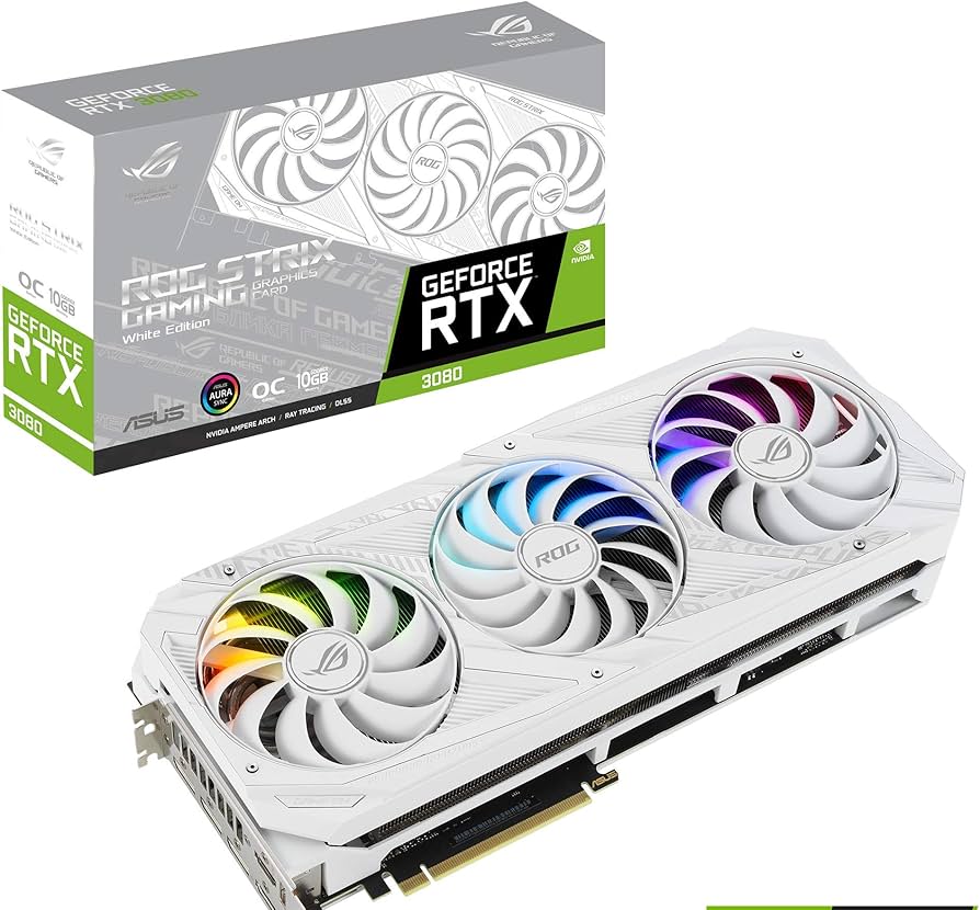 Amazon.com: ASUS ROG STRIX NVIDIA GeForce RTX™ 3080 White OC
