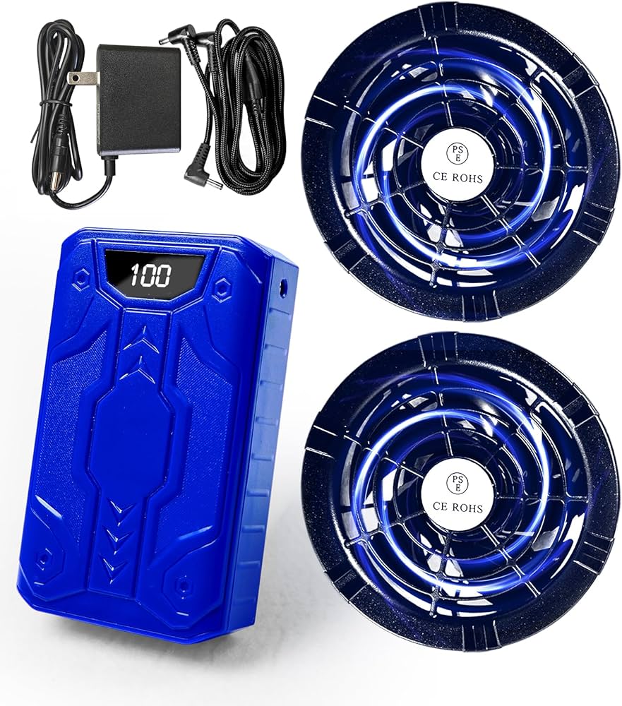 Amazon.co.jp: 【2025暴風新登場40V/30000mAh】空調作業服 ファン