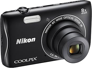 Amazon | Nikon デジタルカメラ COOLPIX S3700 ブラック 光学8倍ズーム