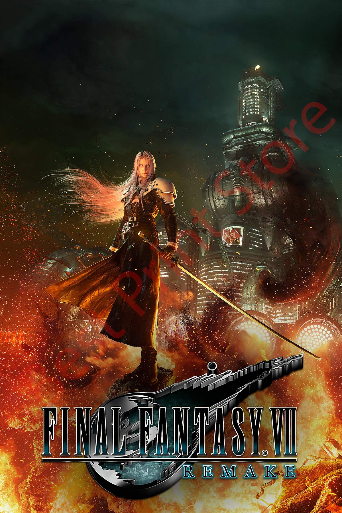 FINAL FANTASY VII REMAKE ポスター 4本セット FINAL FANTASY VII