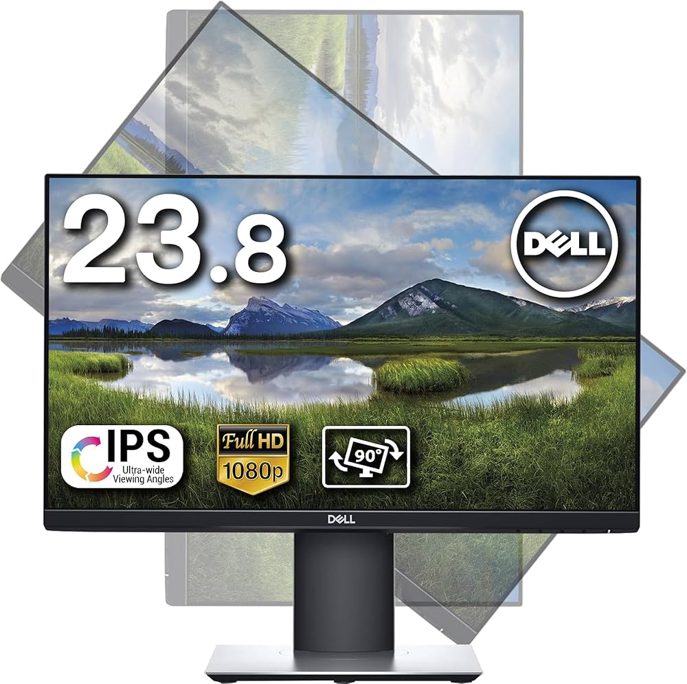 Amazon.co.jp: 【整備済み品】 Dell 23.8インチ 狭額縁液晶 P2419H/超