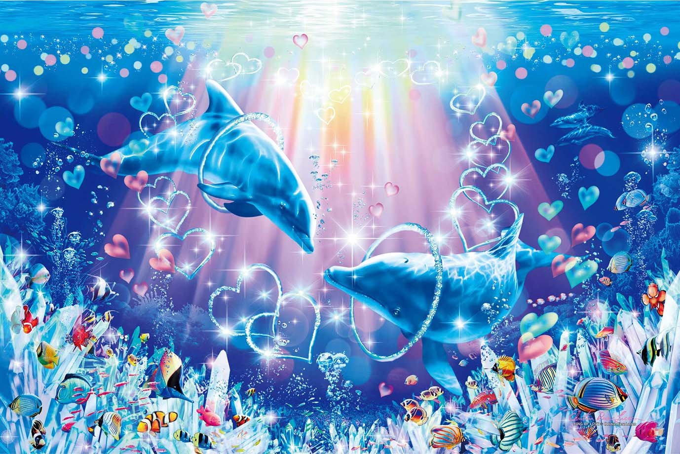 Amazon | 1500ピース ジグソーパズル ラッセン リング オブ ラブ