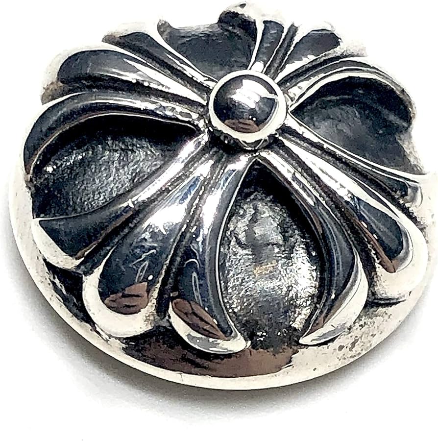 ALZUNI クロスボールコンチョ シルバー950 2個セット！ ALZUNI クロス