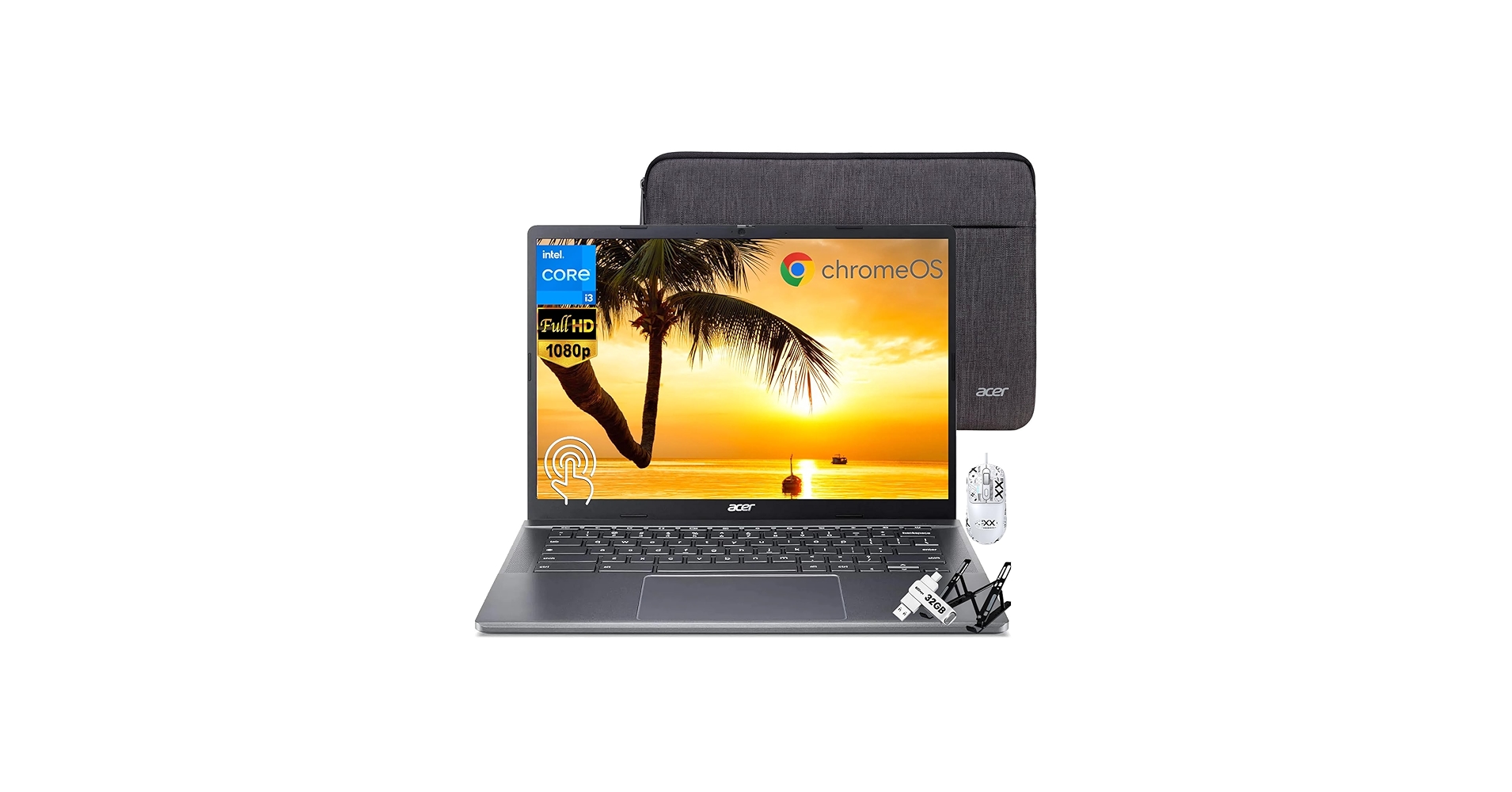 Amazon.com: acer Chromebook Plus 514 Touchscreen Laptop, Intel 8