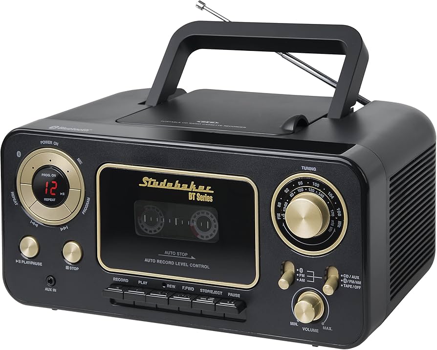 Amazon.com: Studebaker Bluetooth Portable Stereo CD, AM/FM Stereo