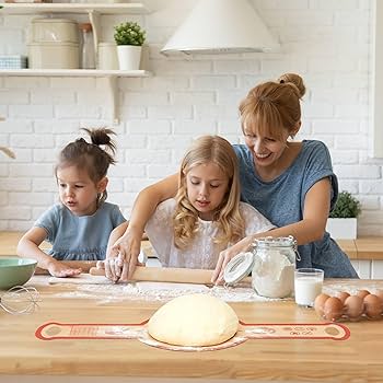 Silicone Sourdough Bread Sling Mat - 2Set Round Dough Baking