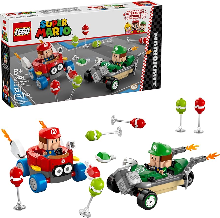 LEGO Super Mario: Mario Kart Baby Mario vs. Baby Luigi
