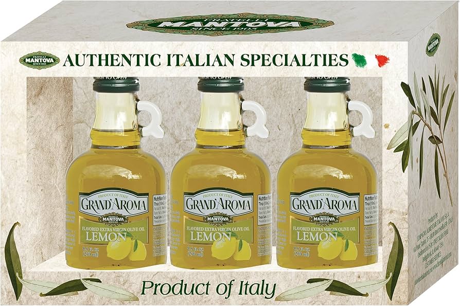 Amazon.com : Mantova Grand'Aroma Lemon Flavored Extra Virgin Olive