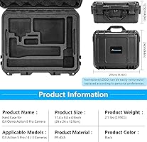 Amazon.com : AMAZEAR Hard Case for DJI Osmo Action 5 Pro,DJI
