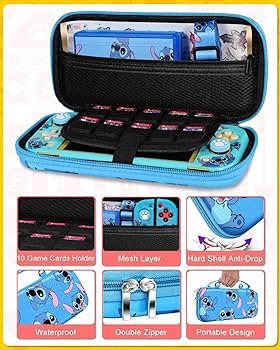 Amazon.com: Xinocy for Nintendo Switch Lite 7 in 1 Storage