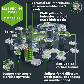 Amazon.com: Ravensburger GraviTrax PRO Starter-Set Drop'n'Roll