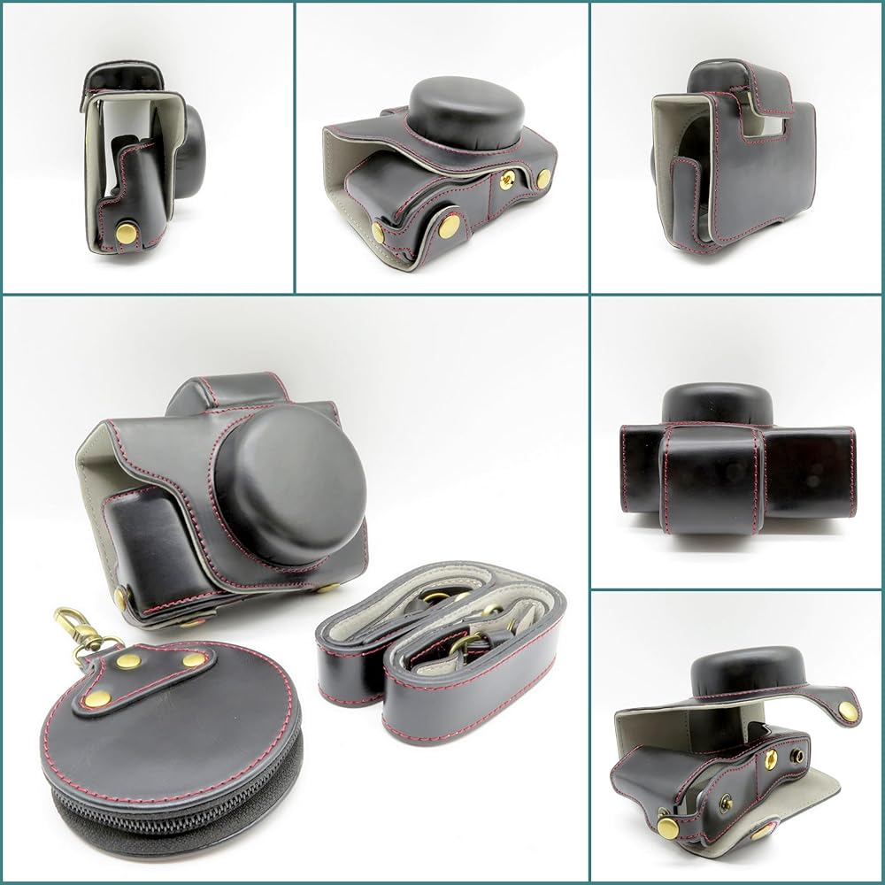 Amazon.co.jp: 【ノーブランド】 合皮 ケース レンズ カバー 専用金具