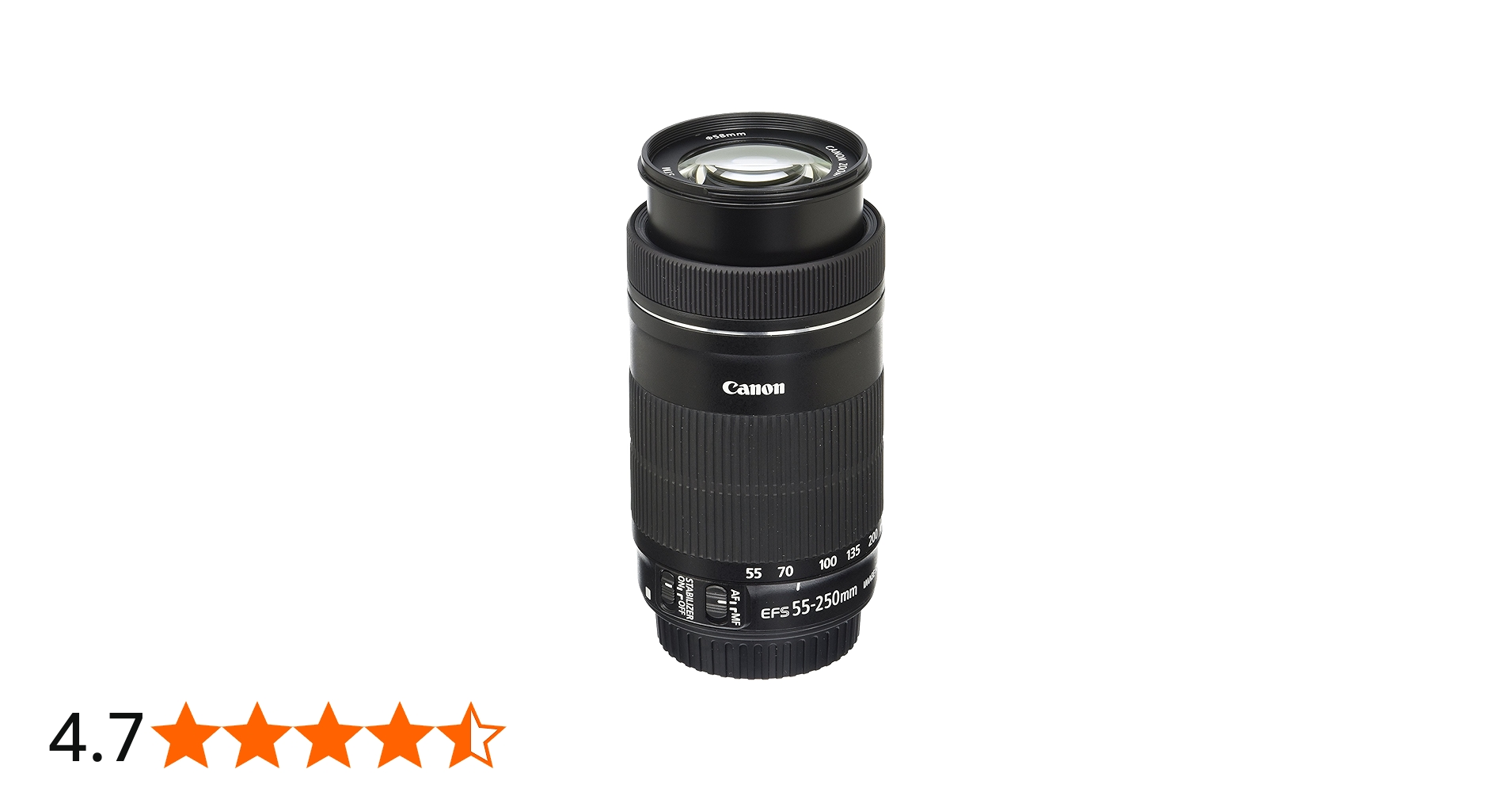 Canon EF-S 55-250mm F4-5.6 is STM : Amazon.ca: Electronics
