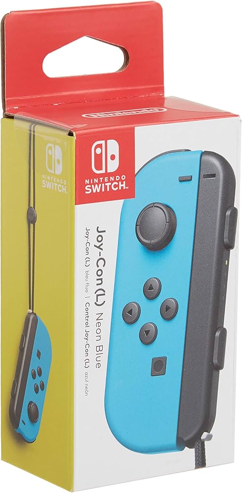 Amazon.com: Nintendo Joy-Con (L) - Neon Blue - Nintendo Switch