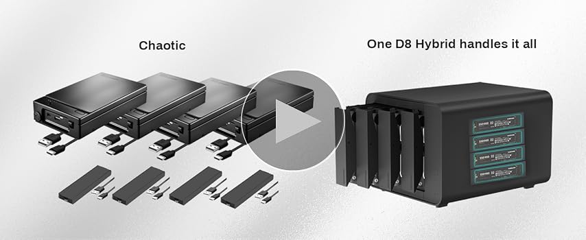 Amazon.co.jp: TERRAMASTER テラマスター D8 Hybrid 8ベイ USB