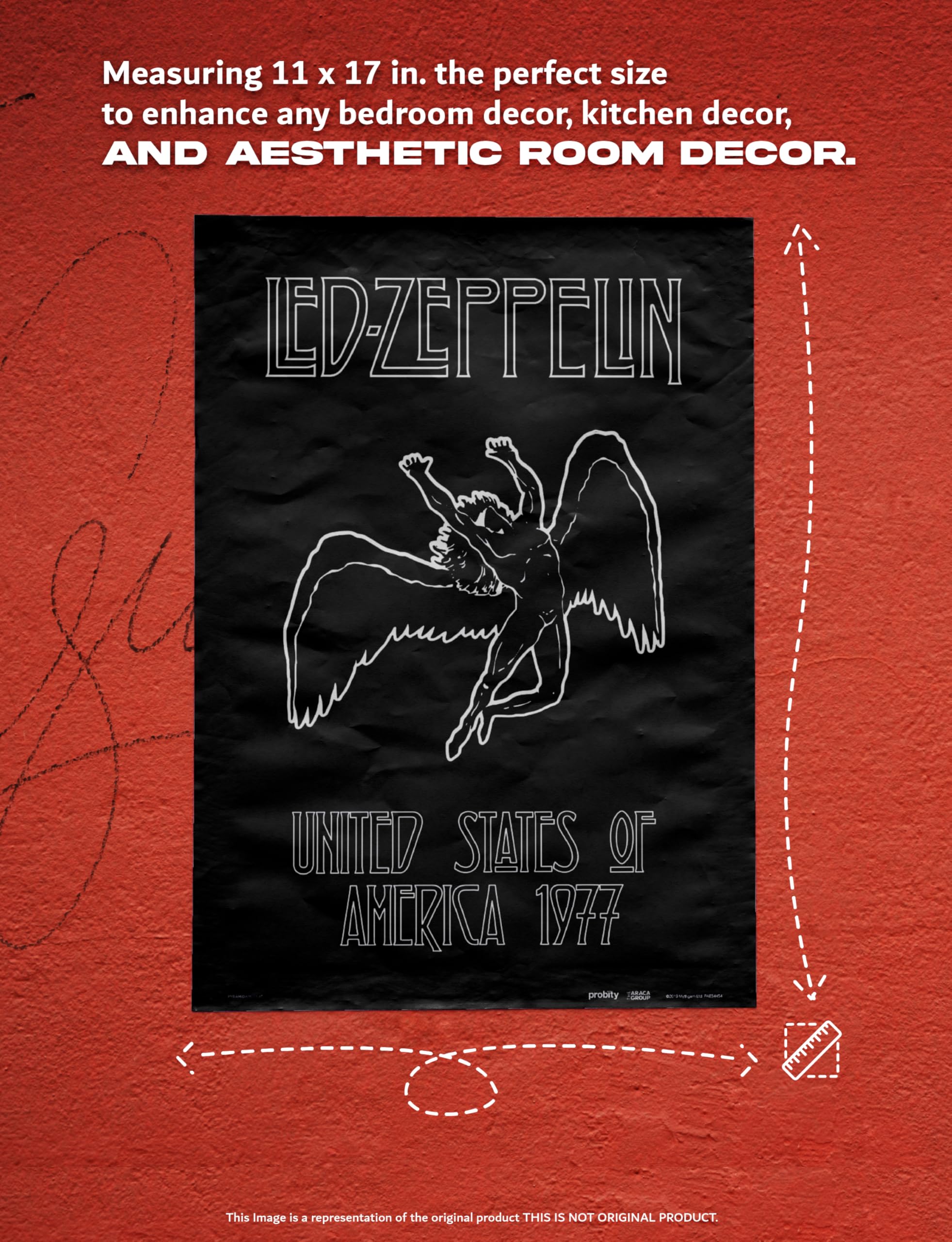 Amazon.com: Pyramid America Led Zeppelin Poster - Icarus Led