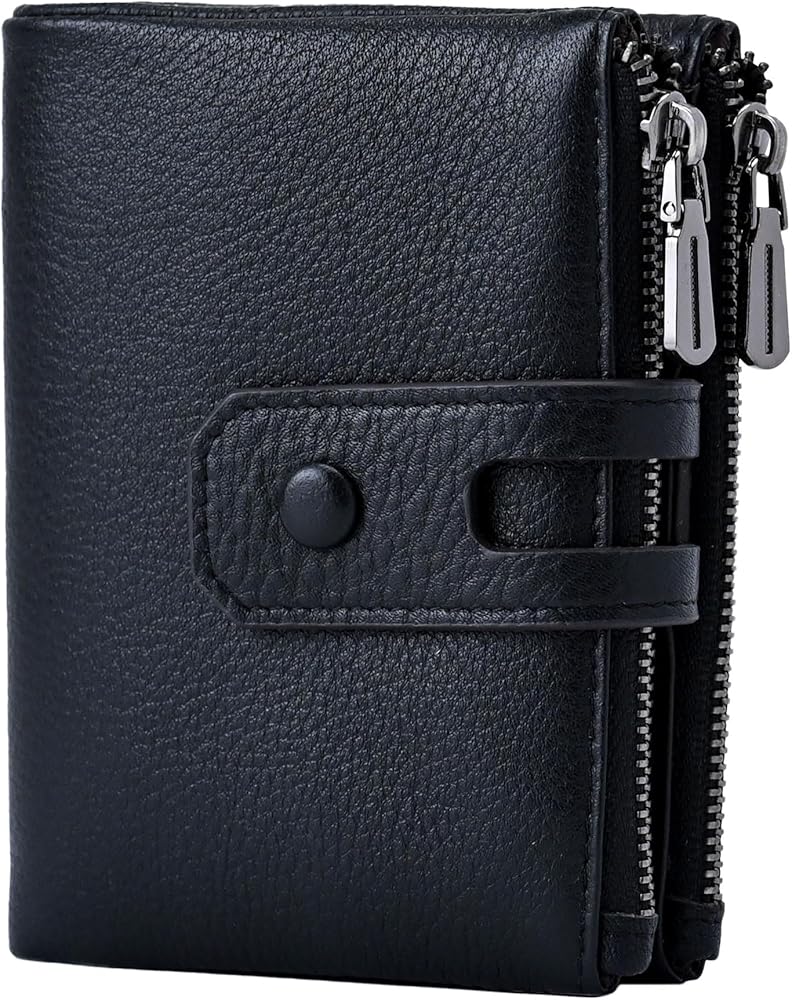 Amazon.com: Bveyzi Small Soft Leather Wallet for Women RFID
