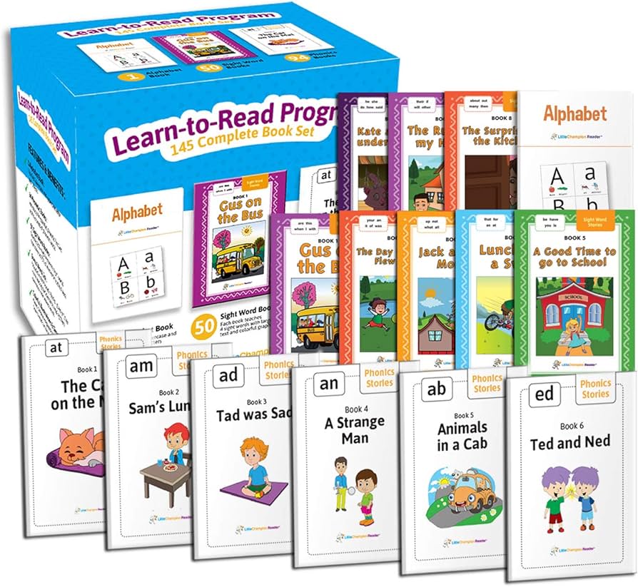 Amazon.com: Learn-to-Read 145 Book-Set Reading Program for