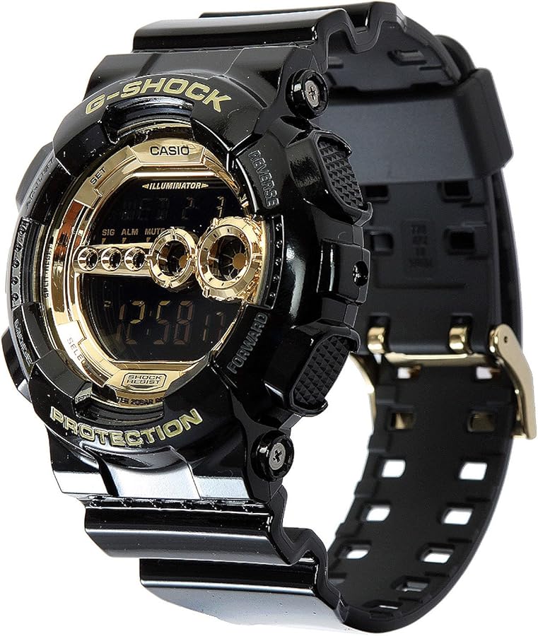 Amazon.co.jp: [カシオ] 腕時計 ジーショック GD-100GB-1JF ブラック