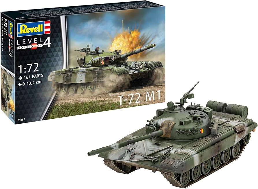 Amazon | ドイツレベル 1/72 ソビエト T-72 M1 プラモデル 03357 (戦車