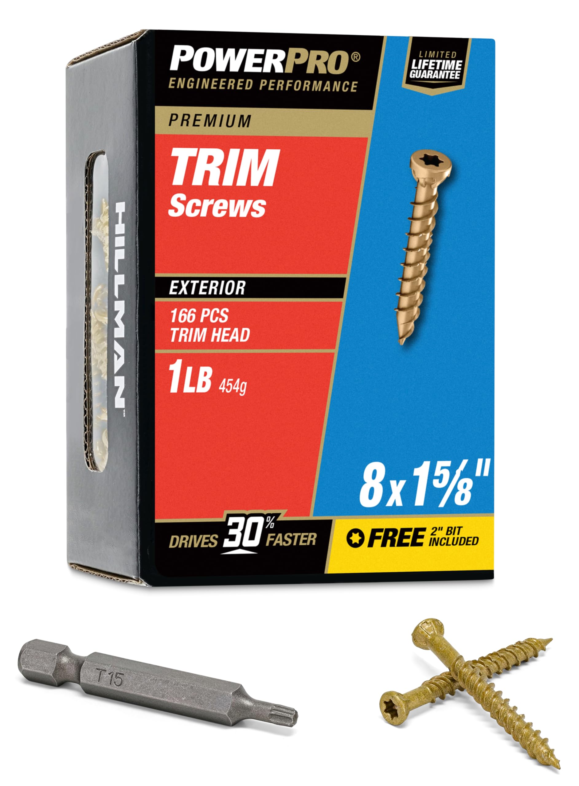 Amazon.com: Power Pro 48630 Trim Screws, #8 x 1-5/8