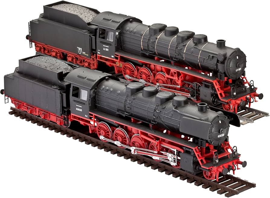 Amazon | ドイツレベル 1/87 BR43 蒸気機関車 02157 プラモデル